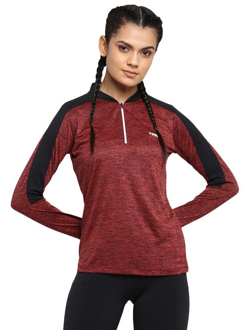 thumbhole sleeved sports tee - 17813542 - Very Small Image - 1