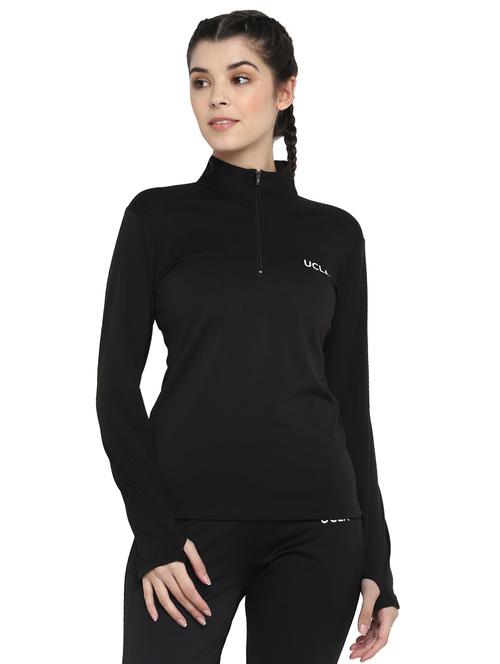 thumbhole sleeved solid tee - 17813580 - Very Small Image - 1