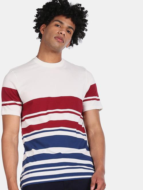 off white striped t-shirt - 17817430 - Very Small Image - 1