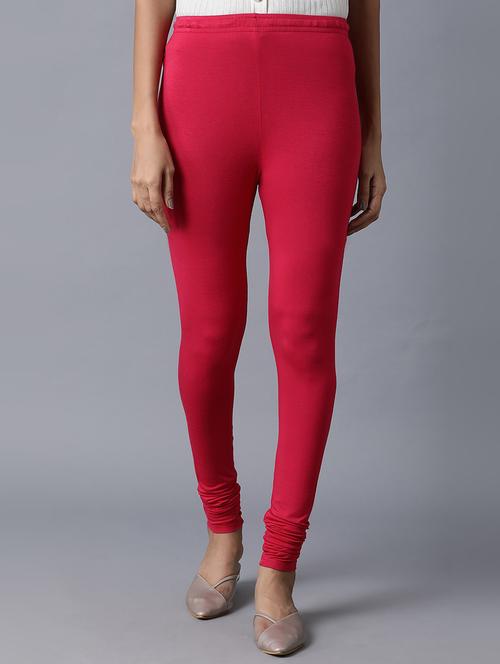 magenta viscose legging - 17818195 - Very Small Image - 1