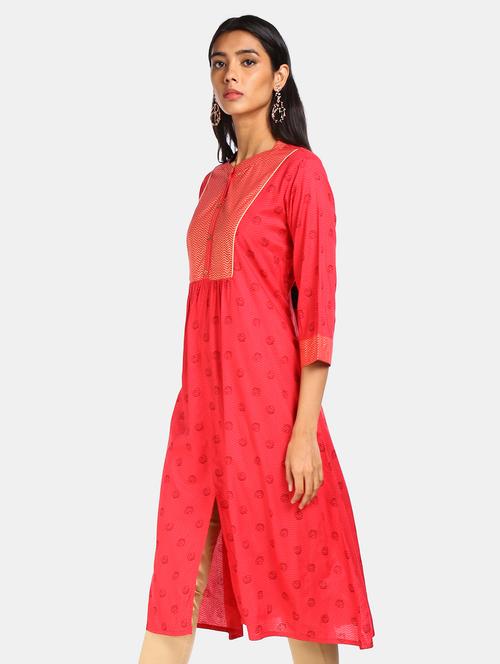 printed a-line kurta - 17818719 - Very Small Image - 1