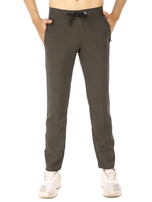 olive green side striped track pant - 17818897 - Very Small Image - 1