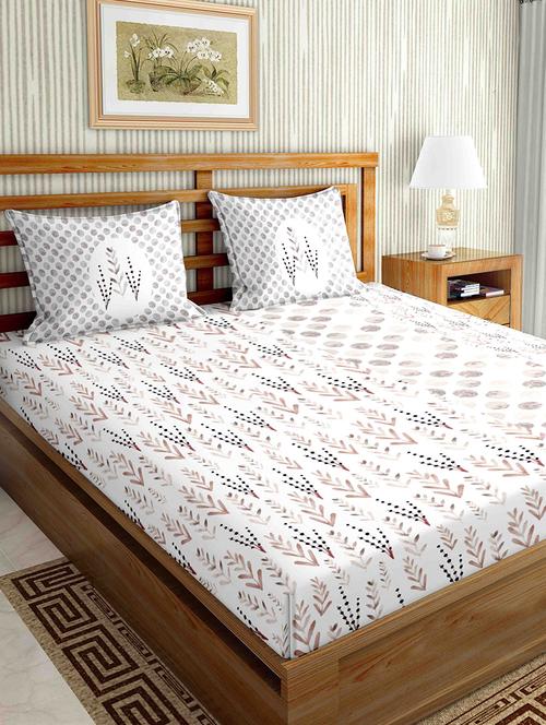 majestic double bedsheet set king size cotton multi colour - 17819413 - Very Small Image - 1