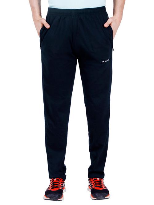 navy blue solid full length track pant - 17821649 - Very Small Image - 1