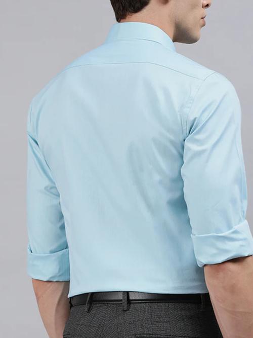 lightblue cotton casual shirt - 17821865 - Very Small Image - 1