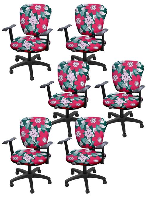 cortina spandax stylish soft elastic chair cover pack of 6 - 17821964 - Very Small Image - 1