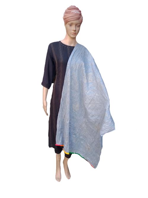 gold printed cotton dupatta - 17822556 - Very Small Image - 1