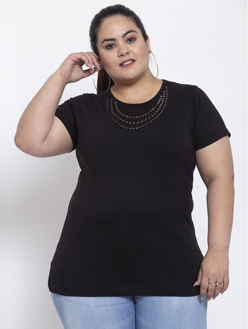 women's front print t-shirt - 17823226 - Very Small Image - 1