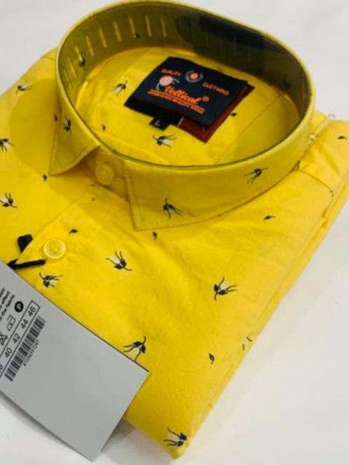 yellow cotton shirt - 17823353 - Very Small Image - 1
