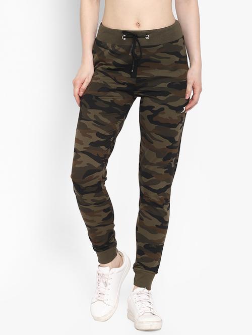 drawstring waist camouflage track pant - 17823790 - Very Small Image - 1