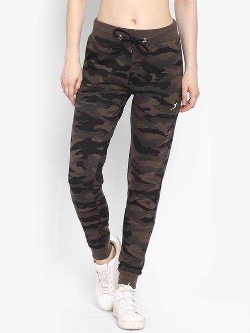 drawstring waist camouflage track pant - 17823791 - Very Small Image - 1