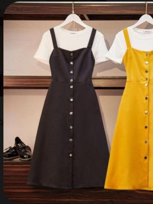 yellow nylon dress - 17824063 - Very Small Image - 1
