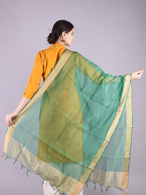 jaquard dupatta - 17824358 - Very Small Image - 1