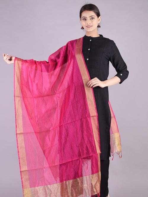 jaquard dupatta - 17824362 - Very Small Image - 1
