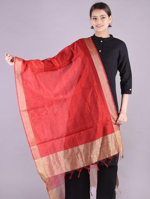 jaquard dupatta - 17824367 - Very Small Image - 1
