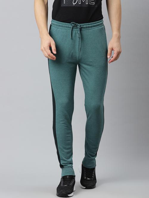 green side taped full length track pant - 17825430 - Very Small Image - 1