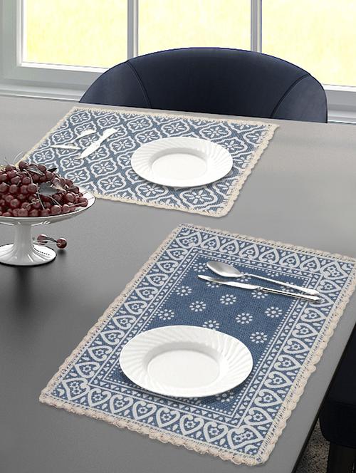 saral home cotton printed table mat - (pack of 2 pc, 34x45 cms) - 17825463 - Very Small Image - 1