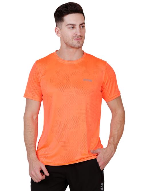 orange polyester tshirt - 17827201 - Very Small Image - 1