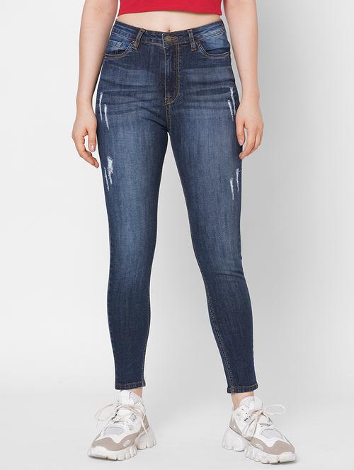 high rise stone washed jean - 17827378 - Very Small Image - 1