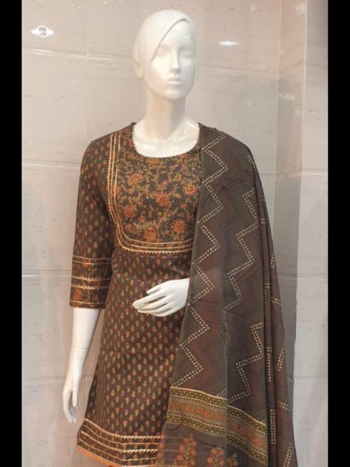 cotton printed garara suit - 17828611 - Very Small Image - 1
