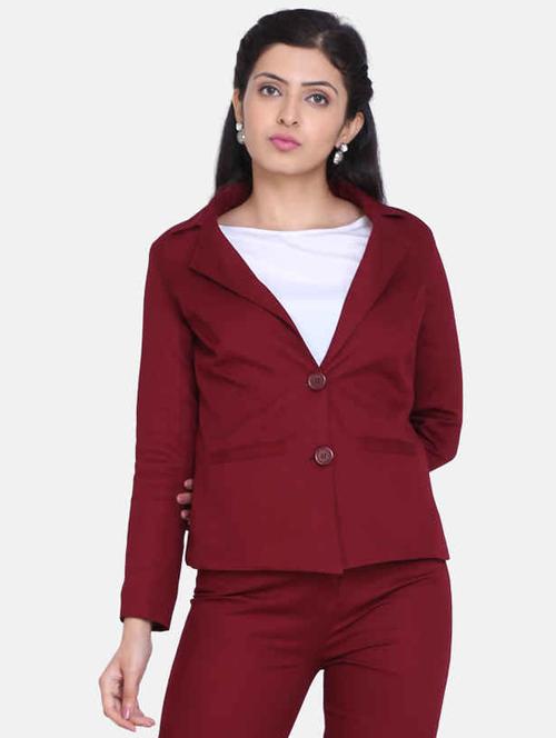 lapel neck blazer & trouser set - 17828965 - Very Small Image - 1