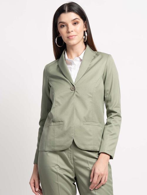 lapel neck blazer & trouser set - 17828975 - Very Small Image - 1