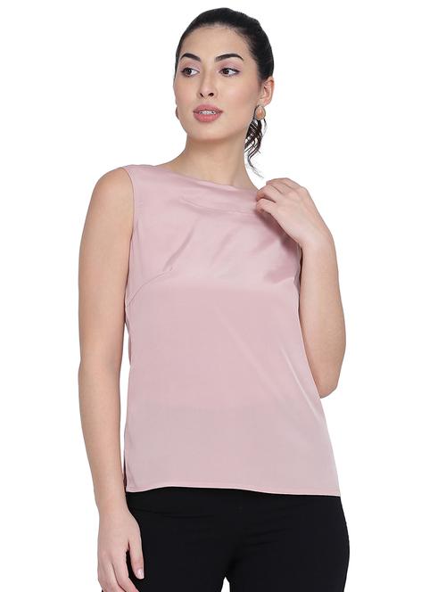 round neck solid top - 17828990 - Very Small Image - 1