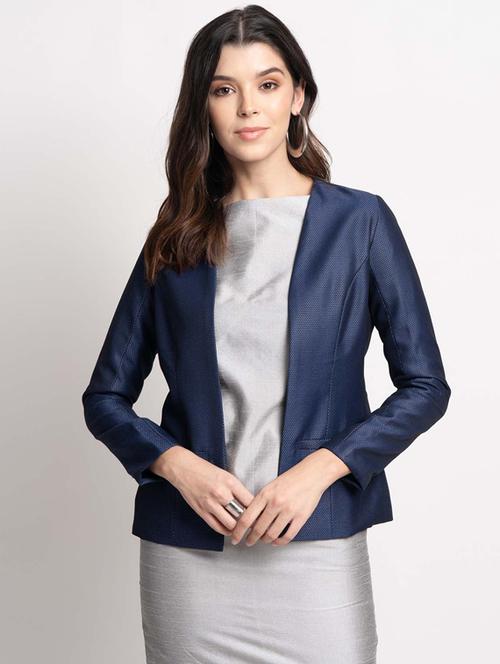 slit pocket printed blazer - 17829102 - Very Small Image - 1