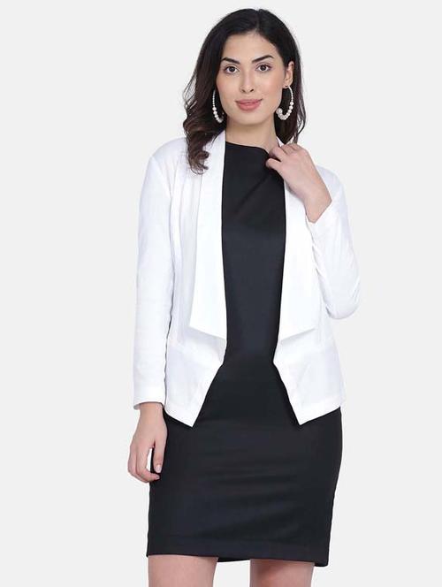 long sleeved solid blazer - 17829104 - Very Small Image - 1