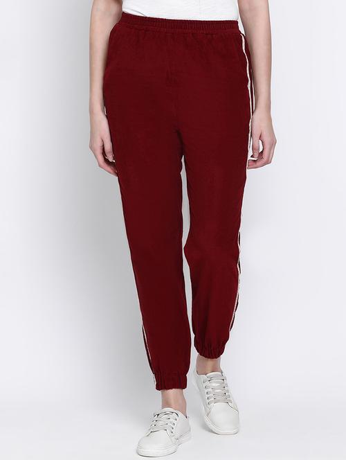 mid rise side taped flat front trouser - 17829212 - Very Small Image - 1