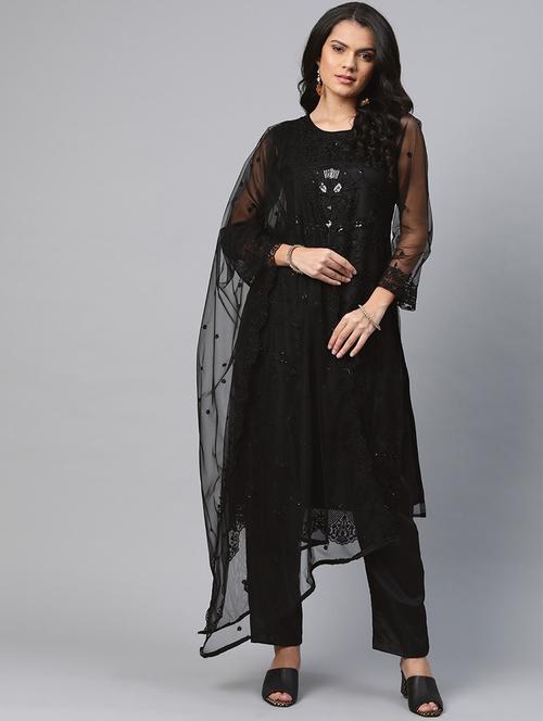 embroidered unstitched suit set - 17832130 - Very Small Image - 1