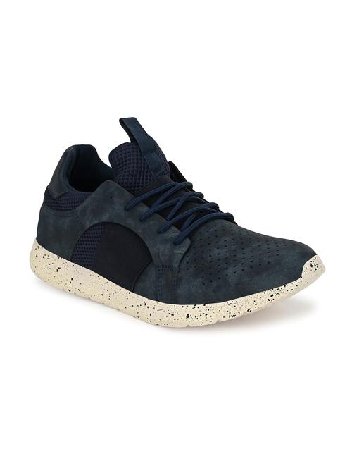 navy blue lace up sport shoe - 17832211 - Very Small Image - 1
