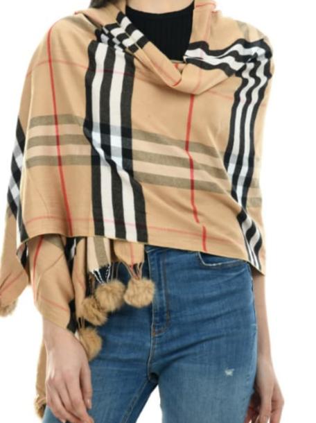 yellow rayon stole - 17832906 - Very Small Image - 1