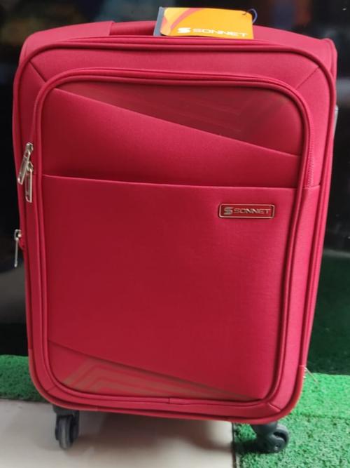 trolley bag red color brand - 17833035 - Very Small Image - 1