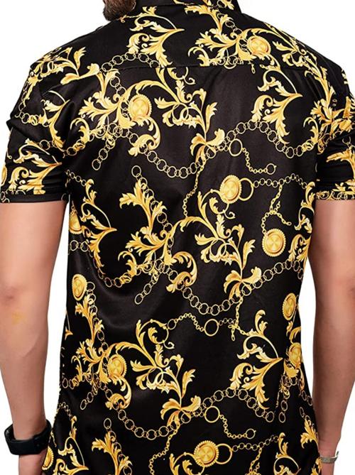 yellow cotton casual shirt - 17833058 - Very Small Image - 1