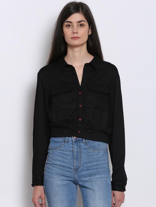 long sleeved solid shirt - 17833239 - Very Small Image - 1