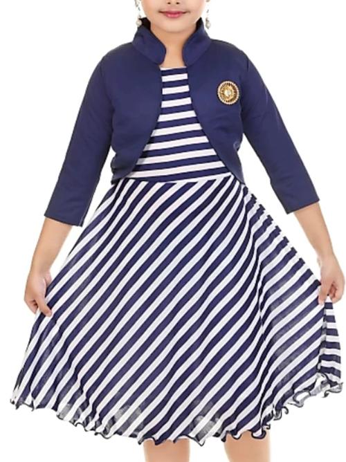 kids blue and white party wear - 17834328 - Very Small Image - 1