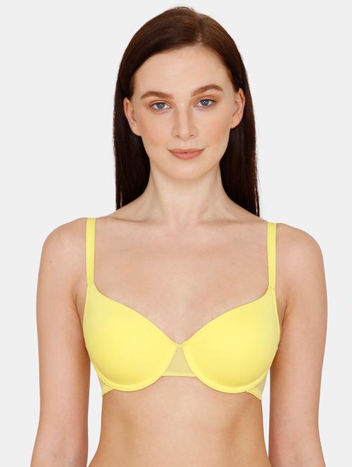 yellow solid t-shirt bra - 17834716 - Very Small Image - 1