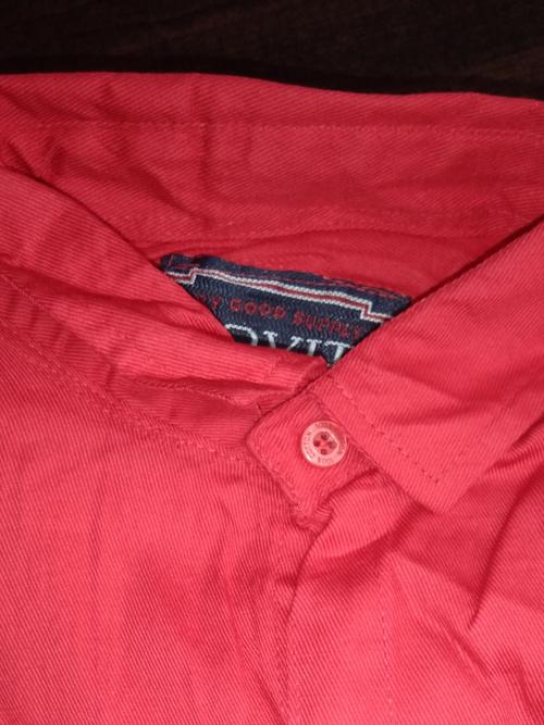 drill cotton fabric slim fit shirt - 17834755 - Very Small Image - 1