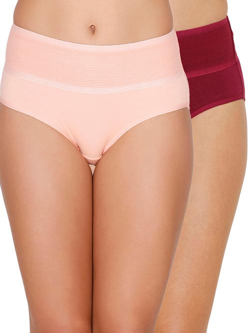set of 2 solid hipster panty - 17834955 - Very Small Image - 1