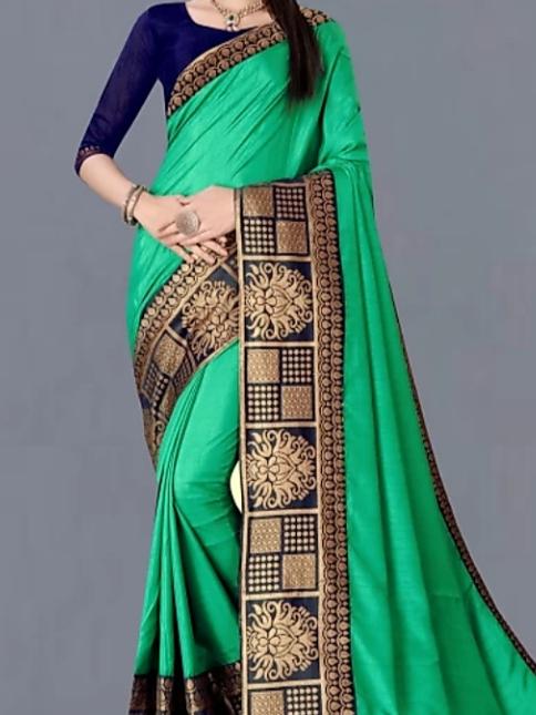 green silk saree - 17835426 - Very Small Image - 1