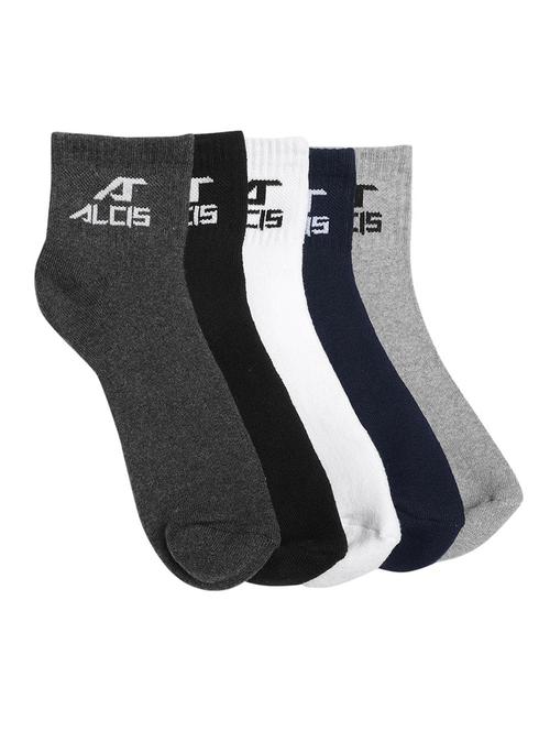 multi colored cotton ankle length sock - 17835609 - Very Small Image - 1
