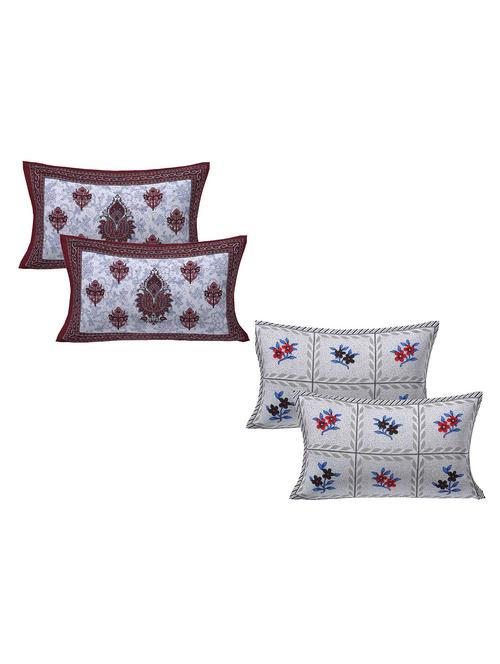 kariba 100% cotton printed pillow cover 2 set(4 pieces) - 17835965 - Very Small Image - 1