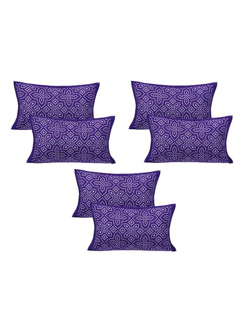 kariba 100% cotton printed pillow cover 3 set(6 pieces) - 17835968 - Very Small Image - 1
