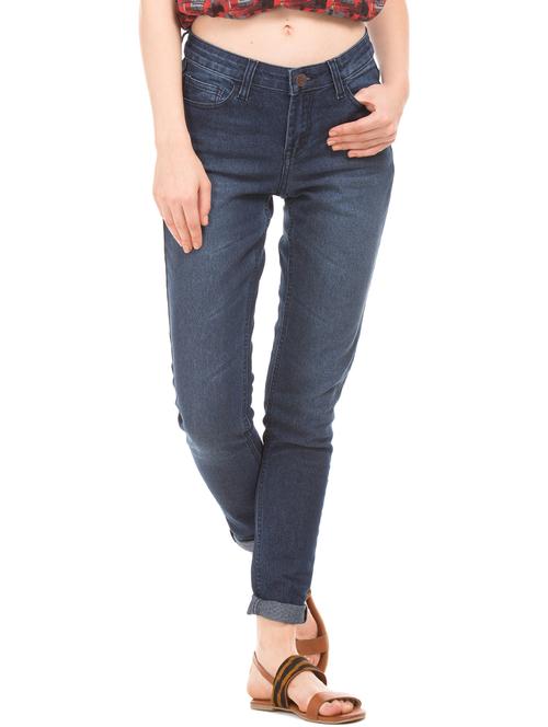 low rise stone washed jeans - 17836109 - Very Small Image - 1