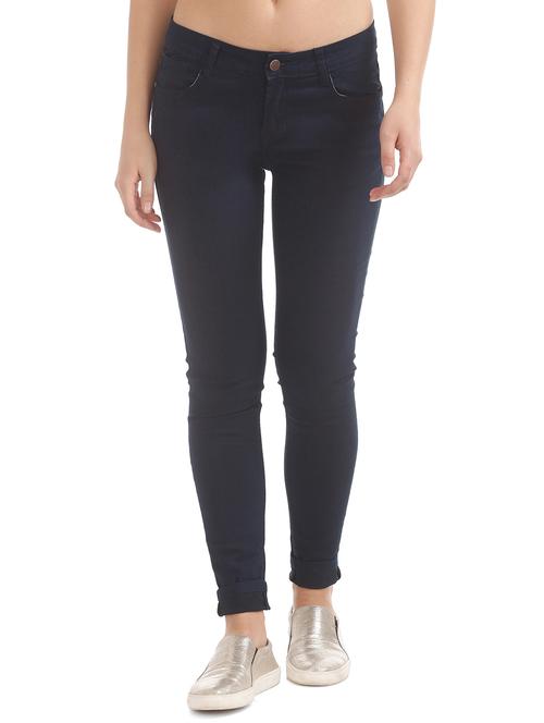 mid rise stone washed denim jeans - 17836177 - Very Small Image - 1