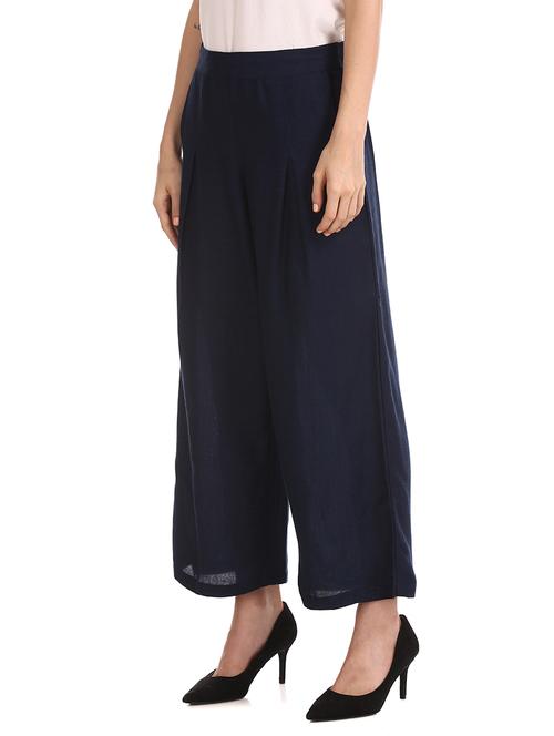 solid straight palazzo - 17836333 - Very Small Image - 1