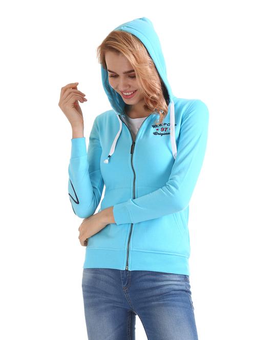 hooded neck solid sweatshirt - 17836454 - Very Small Image - 1