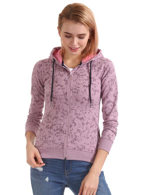 hooded neck printed sweatshirt - 17836456 - Very Small Image - 1