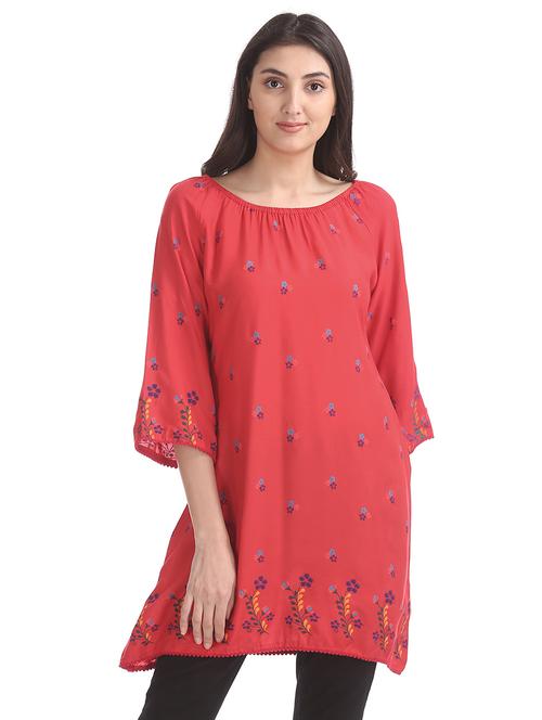 floral a-line kurta - 17836511 - Very Small Image - 1
